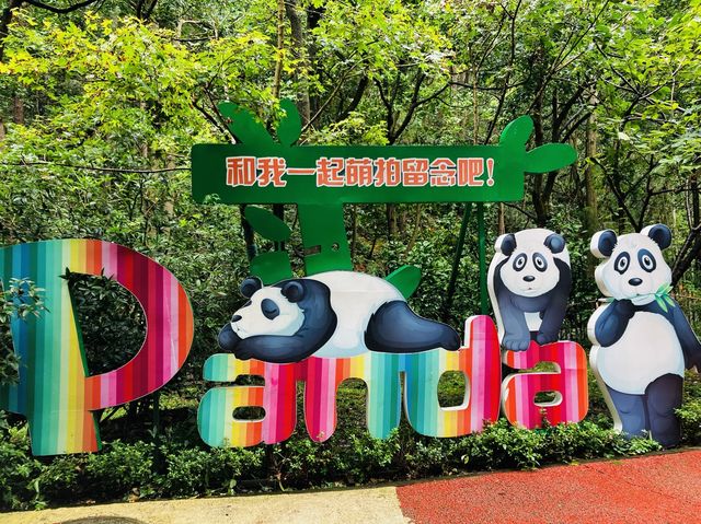 Different species of animals at Qianling Zoo