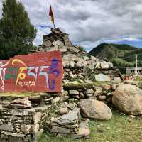 beautiful Tibetan Village in Daocheng