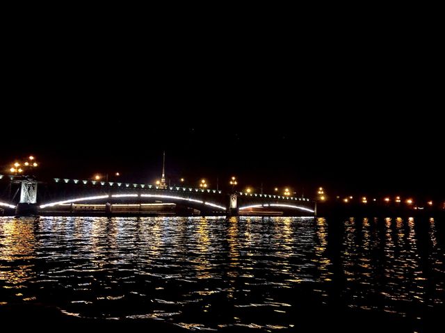 Movable bridges in St. Petersburg 