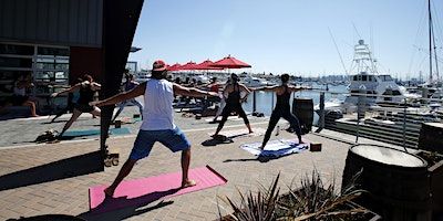 Waterfront Yoga + Beer (San Diego) | Eppig Brewing Waterfront Biergarten