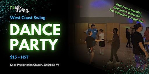 West Coast Swing Dance Party (Beginners Welcome!) | Knox Presbyterian Church