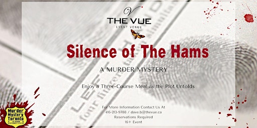 Murder Mystery Dinner & Show | The Vue and Clubhouse EventSpace - byPeterandPauls.com, Galaxy Boulevard, Etobicoke, ON, Canada