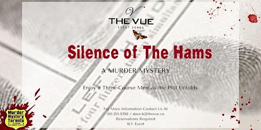 Murder Mystery Dinner & Show | The Vue and Clubhouse EventSpace - byPeterandPauls.com, Galaxy Boulevard, Etobicoke, ON, Canada