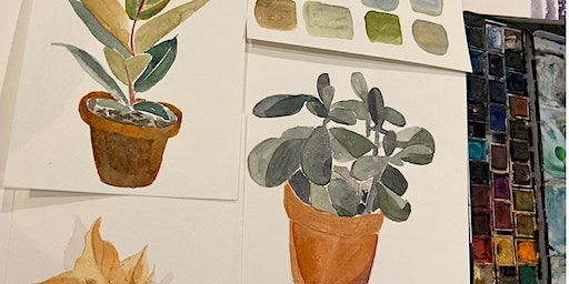 Experience Watercolours (Plants Theme) | Orpington Village Hall, High Street, Orpington, UK