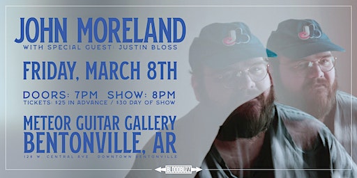 John Moreland w/ Justin Bloss - Meteor Guitar Gallery - Bentonville, AR | Meteor Guitar Gallery