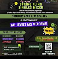 Fun Pickleball Singles Mixer! | 13005 Harmon Rd