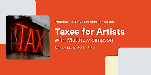 Taxes for Artists | Art Gallery of Burlington