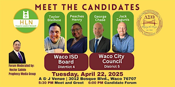 Meet the Candidates & Candidate Form | 3012 Bosque Blvd