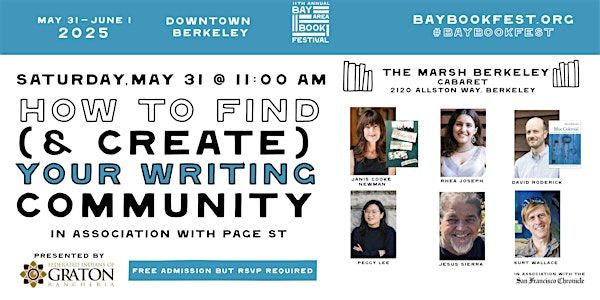 How to Find (& Create) Your Writing Community | The Marsh Arts Center, Cabaret