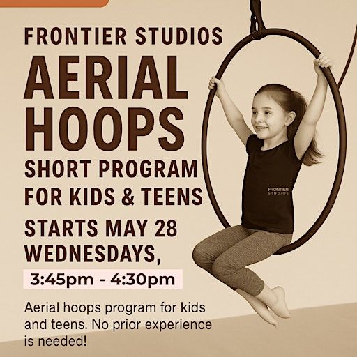 Aerial Hoops (Lyra) | Short Program for Kids | 4 week program | Frontier Studios Performing Arts - Tingalpa, Brisbane