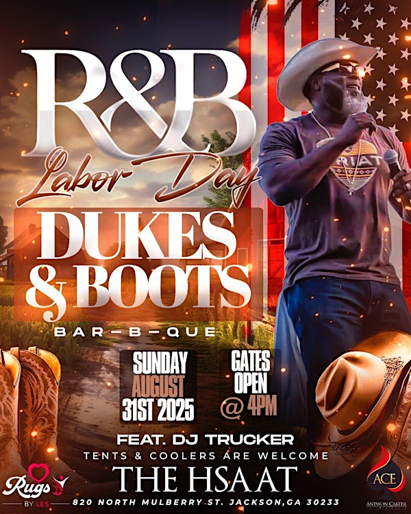 Labor Day R&B Dukes & Boots Bar-B-Que Feat. DJ TRUCKER | 820 N Mulberry St
