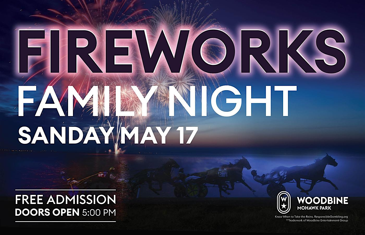 Fireworks Family Night | Woodbine Mohawk Park