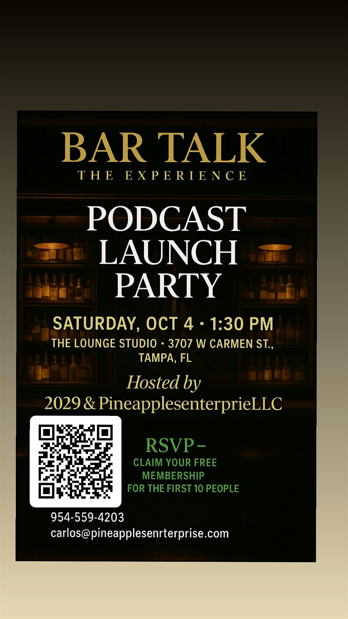 Streaming and Podcasting launch party by 2029 | 3707 W Carmen St