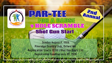 2nd Annual PAR-TEE for a Cause - 9 Hole Scramble; Foursome Tickets | Pine Ridge Country Club