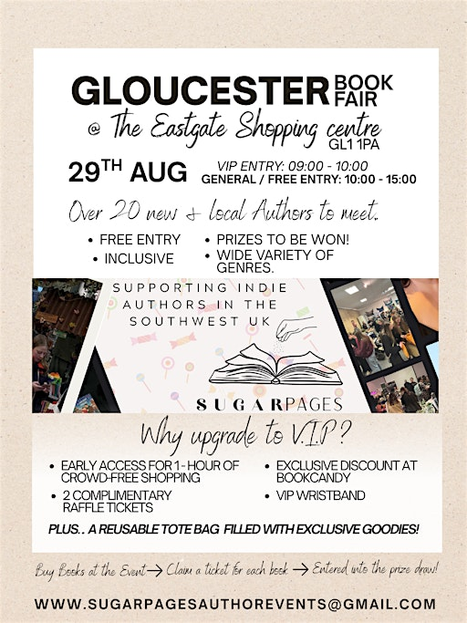 SugarPages -  Gloucester Book Fair @ Eastgate Shopping Centre | Eastgate Shopping Centre