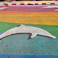 ถนนสายรุ้ง ป่าตอง สวยๆ (ถนนเลียบชายหาด)
