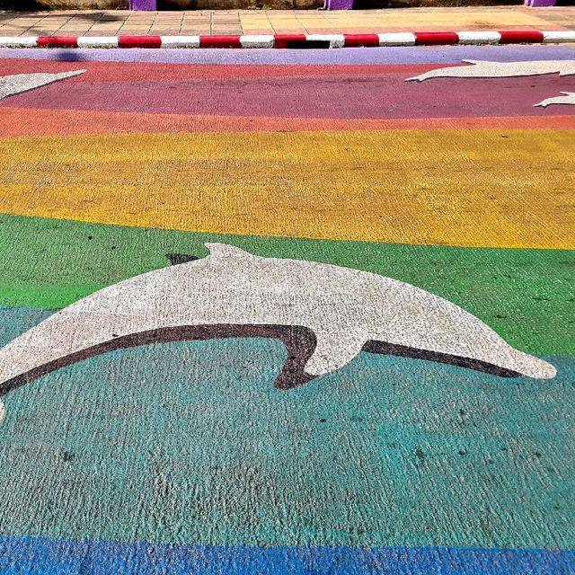 ถนนสายรุ้ง ป่าตอง สวยๆ (ถนนเลียบชายหาด)