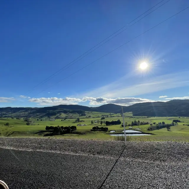 Country view from Tasmania 