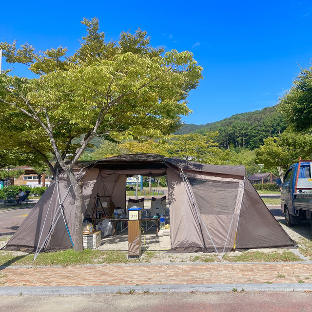 [경남/거제]거제도 몽돌해수욕장 10초거리 캠핑장❣️