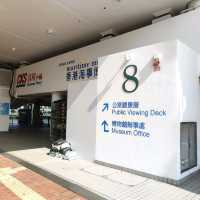 秋高氣爽慢遊中環碼頭海濱長廊