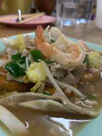 ชิมผัดดอกนานกิงแห้งอบซอสอร่อยที่พะเยา