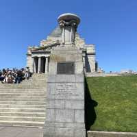 shrine of remembrance and its view 