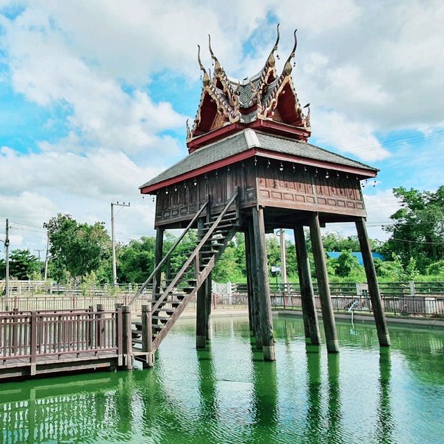 หอไตรกลางน้ำภูมิปัญญา​โบราณ