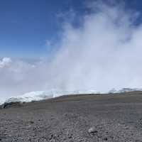 nearing the peak Kilimanjaro