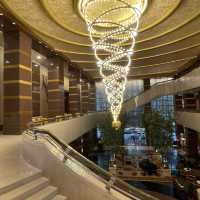 Conrad Singapore has a beautiful lobby 
