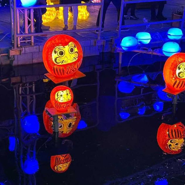 幻想的なイルミネーション〜榛名湖〜