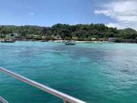 วิวสวยปัง ที่ท่าเรืออ่าวต้นไทร , เกาะพีพี