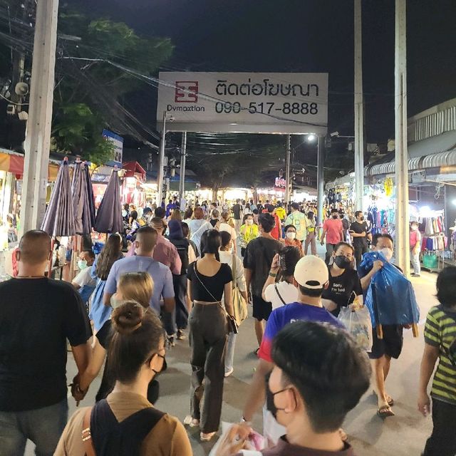 Energetic and intresting night market 