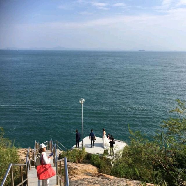 海天一色的炮台
