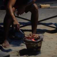 กางเต็นท์รับลมทะเล
