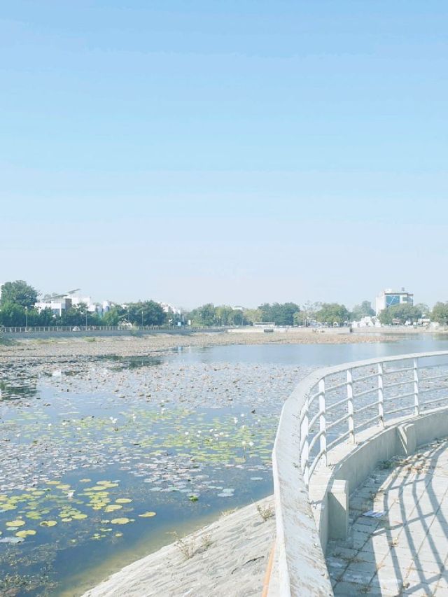 한가로운 인도의 조각공원