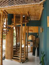 印尼 | Gili Air島上最大bamboo villa😱😍