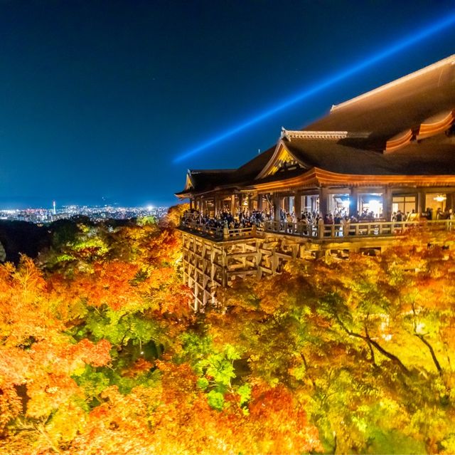 京都旅遊必去！清水寺賞楓的日與夜