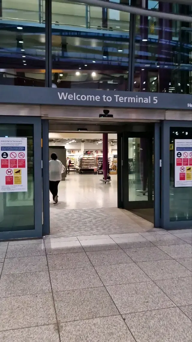 Welcome to Terminal 5, Heathrow Airport