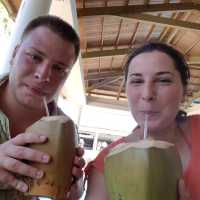 Fresh coconut at Catalonia Punta Cana