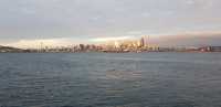 Alki Beach overlooking Seattle Skyline