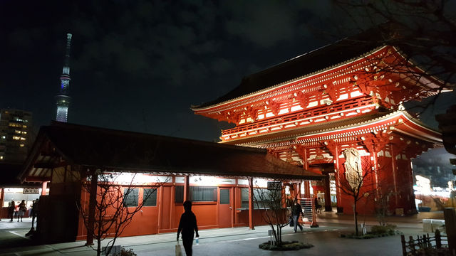 Night visit at Sensoji, Asakusa