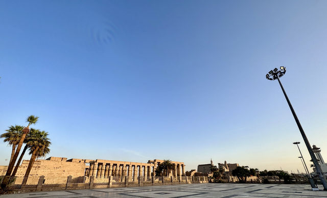 The charming morning of Luxor.