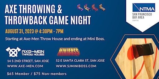 Axe Throwing & Throwback Game Night | Axe-Men Axe Throwing San Jose