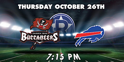 NFL Buccaneers vs Bills - Football Watch Party (Thursday) | The Revel Patio Grill