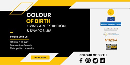 Colour of Birth Living Art Exhibition and Symposium | Toronto Metropolitan University, Toronto, ON, Canada