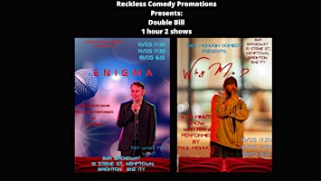 RECKLESS COMEDY PRESENTS DOUBLE BILL (BRIGHTON FRINGE) | Bar Broadway