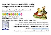 Sunday Afternoon Easter Ceilidh in Bo'ness | Bridgeness Welfare Society & Social Club