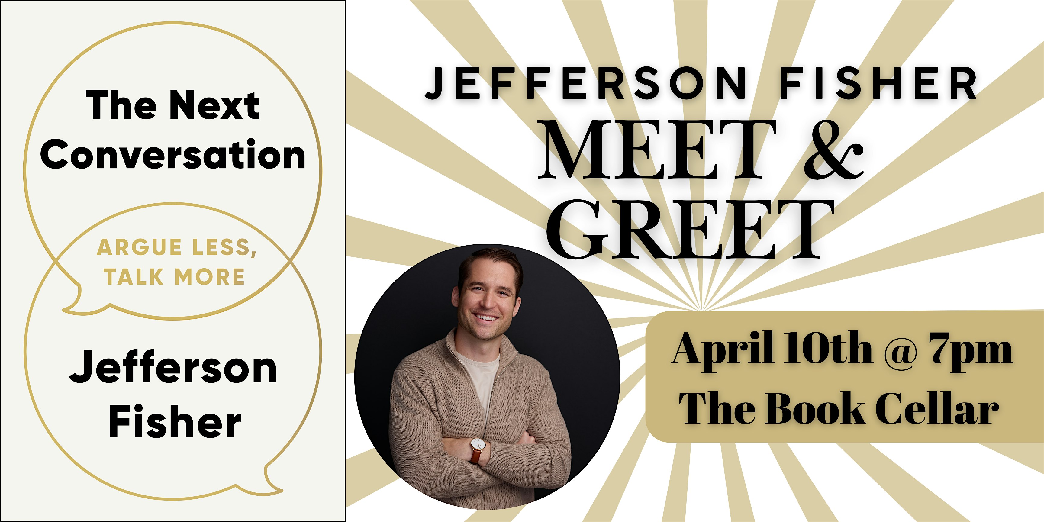 Jefferson Fisher Meet & Greet "The Next Conversation" | The Book Cellar