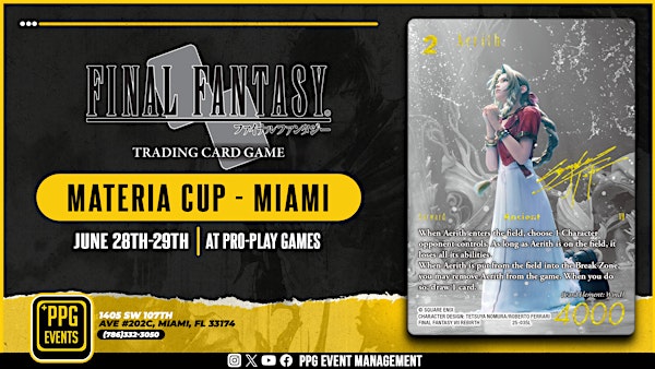 Final Fantasy TCG - Materia Cup - Miami | Pro-Play Games