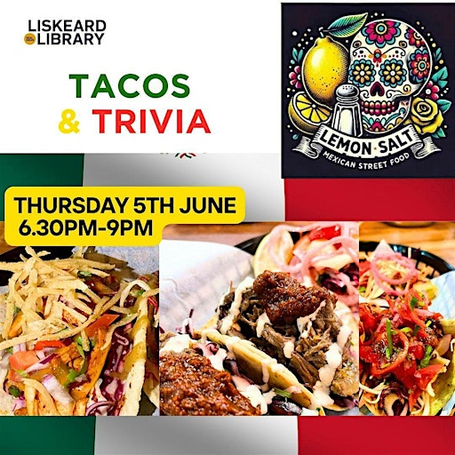 Taco & Trivia Night at Liskeard Library | Liskeard Library